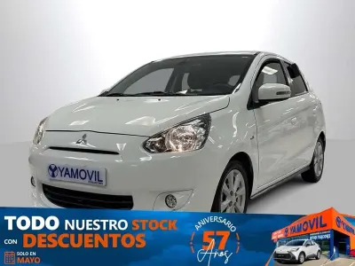 Usado Mitsubishi Space Star Motion 80 CV (58 kW) 2015 Blanco Berlina