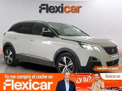 Usado Peugeot 3008 GT-line 130 CV (95 kW) 2018 Blanco SUV
