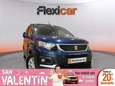 Usado Peugeot Rifter Active 100 CV (73 kW) 2019 Azul Monovolumen