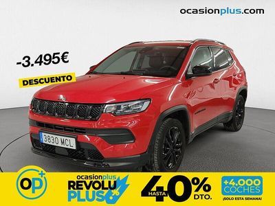 Usado Jeep Compass Night Eagle 130 CV (95 kW) 2022 Rojo SUV