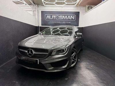 Usado Mercedes CLA200 AMG line 156 CV (114 kW) 2015 Gris Coupe