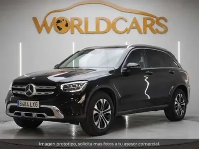 Usado Mercedes GLC220 170 CV (125 kW) 2022 Negro SUV