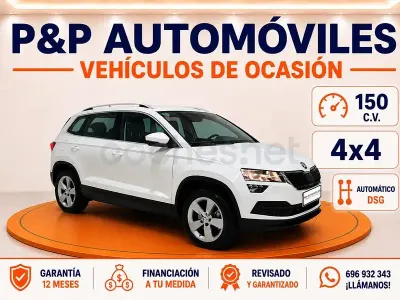 Usado Skoda Karoq Ambition 150 CV (110 kW) 2023 Blanco SUV