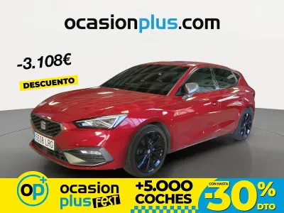 Usado Seat Leon FR 150 CV (110 kW) 2021 Rojo