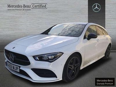 Usado Mercedes CLA200 Shooting Brake 150 CV (110 kW) 2023 Blanco Familiar