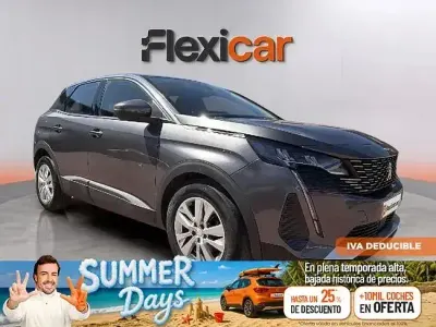 Usado Peugeot 3008 Active 130 CV (95 kW) 2021 Gris SUV