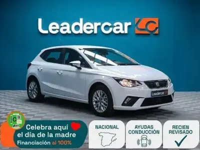 Usado Seat Ibiza Reference 95 CV (69 kW) 2017 Blanco Berlina