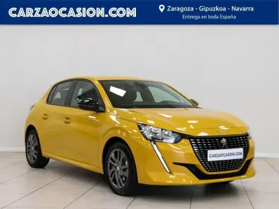 Usado Peugeot 208 Active 100 CV (73 kW) 2022 Amarillo Utilitario