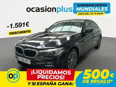 Usado BMW 520 190 CV (139 kW) 2017 Negro Berlina