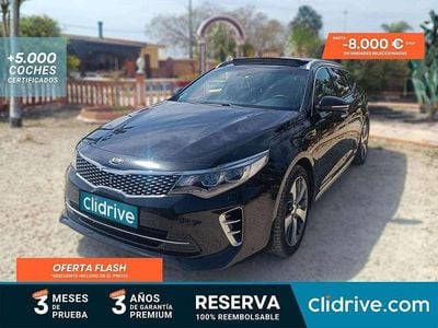 Occasion Kia Optima GT-Line 136 PK (100 kW) 2018 Zwart Stationwagen
