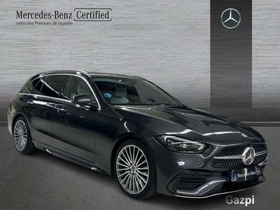 Usado Mercedes C300 AMG line 265 CV (194 kW) 2022 Gris grafito Familiar