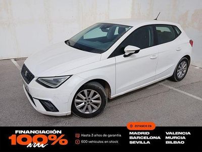 Usado Seat Ibiza Style Plus 116 CV (85 kW) 2022 Blanco Utilitario