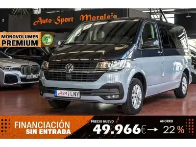 Usado VW Multivan 110 CV (80 kW) 2021 Azul Monovolumen
