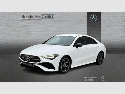 Blanco Usado 2025 Mercedes CLA220 AMG line Berlina | 42.490 € (Precio justo)