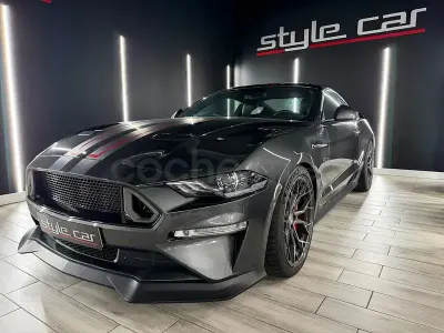 Usado Ford Mustang GT 450 CV (330 kW) 2018 Gris / plata Coupe