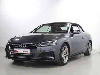 Usado Audi A5 Cabriolet S-Line 252 CV (185 kW) 2018 Gris Descapotable