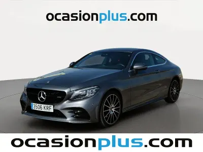 Usado Mercedes C200 AMG 184 CV (135 kW) 2018 Gris Coupe