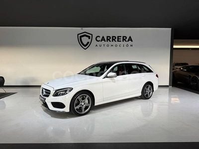 Blanco Usado 2015 Mercedes C400 Familiar | 32.600 €