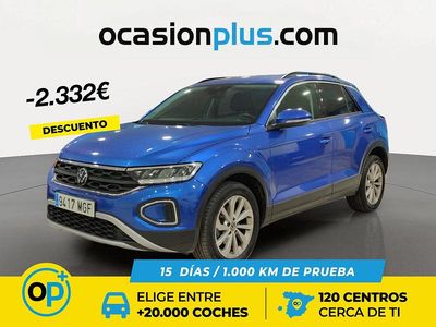 Azul Usado 2023 VW T-Roc Life SUV | 22.690 € (Precio justo)