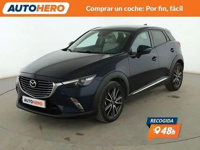 Käytetty Mazda CX-3 Luxury 105 HP (77 kW) 2016 Sininen Katumaasturi