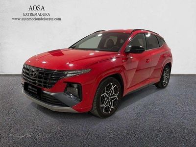 Usado Hyundai Tucson N Line 150 CV (110 kW) 2022 Rojo SUV