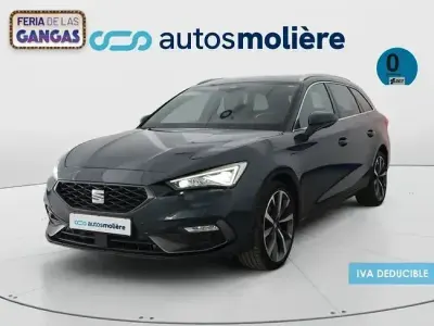 Usado Seat Leon FR 204 CV (150 kW) 2021 Gris / plata Familiar
