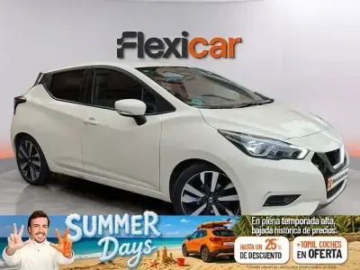 Usado Nissan Micra Acenta 117 CV (86 kW) 2019 Beige Utilitario