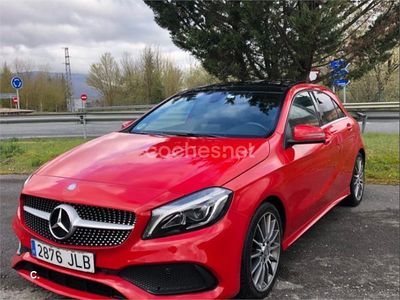 Usado Mercedes A200 AMG line 136 CV (100 kW) 2016 Rojo Berlina