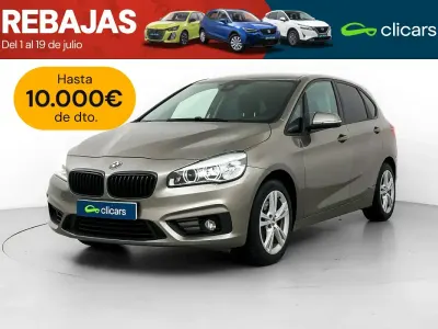 Usado BMW 218 Active Tourer 136 CV (100 kW) 2016 Gris Monovolumen