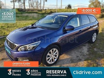 Usado Peugeot 308 Style 130 CV (95 kW) 2019 Azul Berlina