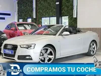 Usado Audi A5 Cabriolet S-Line 177 CV (130 kW) 2014 Plateado Descapotable