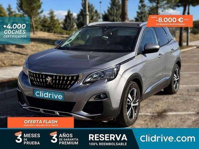 Usado Peugeot 3008 Allure 131 CV (96 kW) 2018 Gris SUV