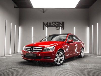 Usado Mercedes C200 Avantgarde 184 CV (135 kW) 2011 Rojo Berlina