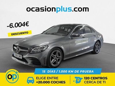 Gris Usado 2021 Mercedes C200 Berlina | 27.990 € (Precio justo)