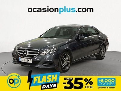 Usado Mercedes E220 170 CV (125 kW) 2015 Gris Berlina