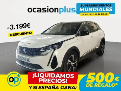 Usado Peugeot 3008 GT 130 CV (95 kW) 2022 Blanco SUV