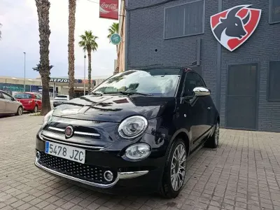Usado Fiat 500 Lounge 69 CV (50 kW) 2017 Negro Utilitario
