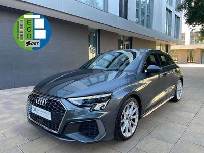 Gris Usado 2021 Audi A3 Sportback S-Line Utilitario | 24.850 € (Un poco caro)