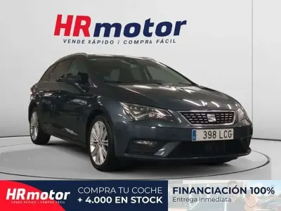 Usado Seat Leon XCELLENCE 151 CV (111 kW) 2019 Azul Utilitario