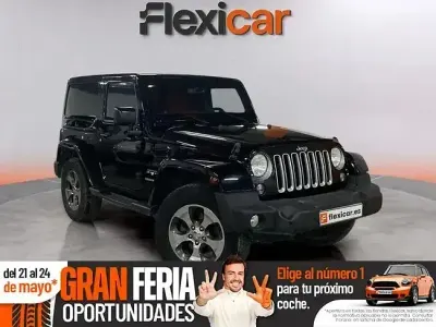 Usado Jeep Wrangler Sahara 200 CV (147 kW) 2017 Negro SUV