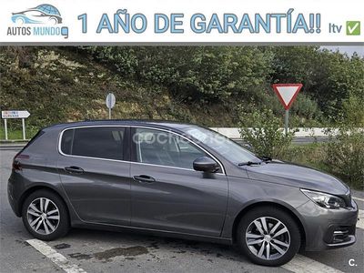 Usado Peugeot 308 Allure 130 CV (95 kW) 2018 Gris / plata Berlina