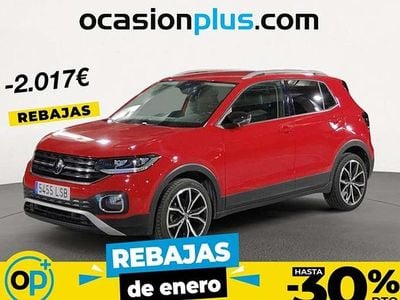 Rojo Usado 2021 VW T-Cross Sportline SUV | 19.173 € (Precio justo)