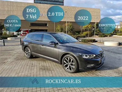 Usado VW Passat Executive 150 CV (110 kW) 2022 Gris / plata Familiar