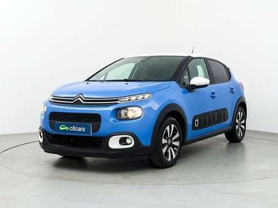 Usado Citroën C3 Feel 110 CV (80 kW) 2019 Azul Utilitario