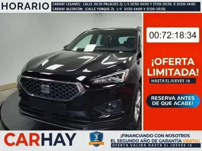 Usado Seat Tarraco Style 151 CV (111 kW) 2021 Negro SUV