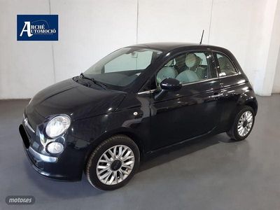 Usado Fiat 500 Lounge 69 CV (50 kW) 2015 Negro Berlina