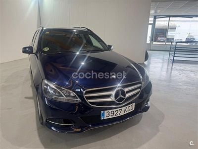 Azul Usado 2014 Mercedes E220 Avantgarde Familiar | 14.000 € (Precio justo)