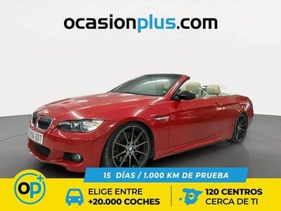 Rojo Usado 2008 BMW 335 Cabriolet Descapotable | 17.190 € (Precio justo)