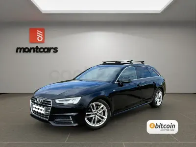 Usado Audi A4 S-Line 190 CV (139 kW) 2017 Negro Familiar