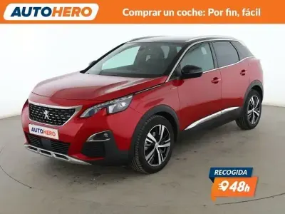 Usado Peugeot 3008 GT-line 130 CV (95 kW) 2019 Rojo SUV